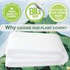 Non-woven Plant Cover Outdoor Horticultural Plant Cover Protection Shrubs Transparent Accessories Freeze Garden