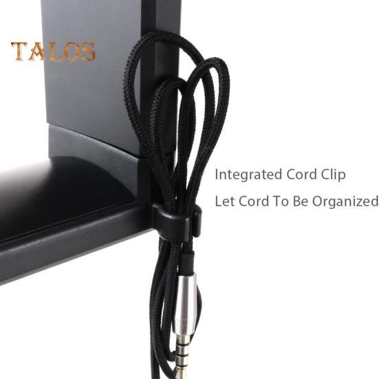 Stojan na sluchátka otočný o 360 stupňů Design herního ovladače Stojan na sluchátka proti pádu Úložný stojan se zesílenou silikonovou podložkou