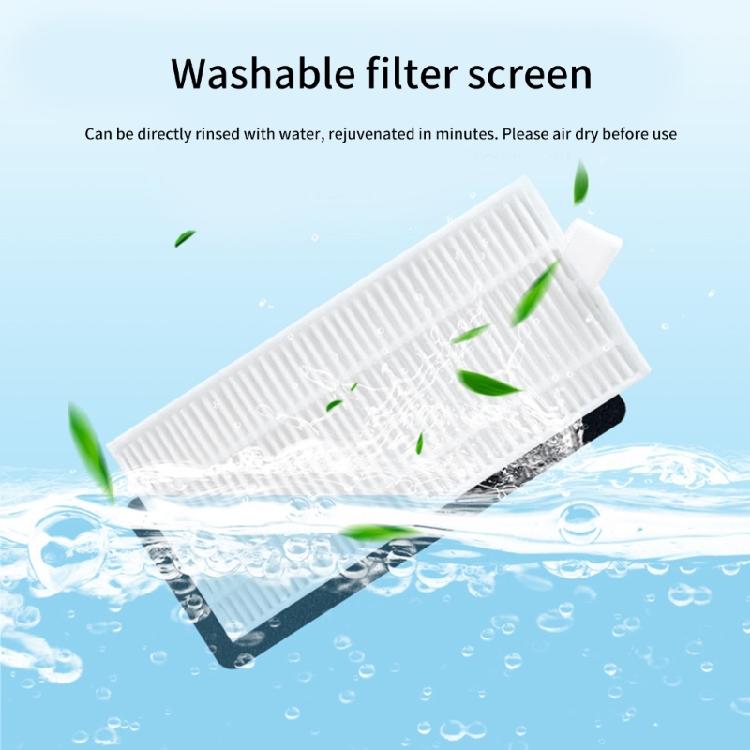6pcs Household Vacuum Filters Kits for Cleaner Indoor Air Replacement Cleaning Robot Parts Home Appliance Accessories