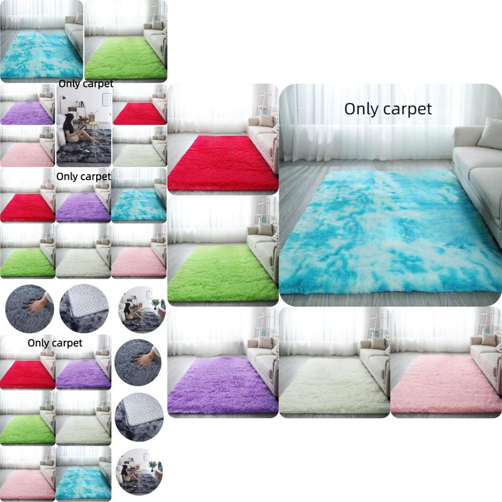 Stain-resistant Polyester Fiber Carpet For Girls' Bedroom And Living Room Decor