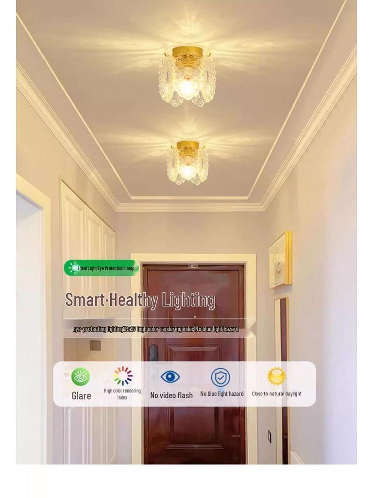 Nordic Luxury Shell Corridor Light: Creative, Modern Balcony & Entrance Lighting