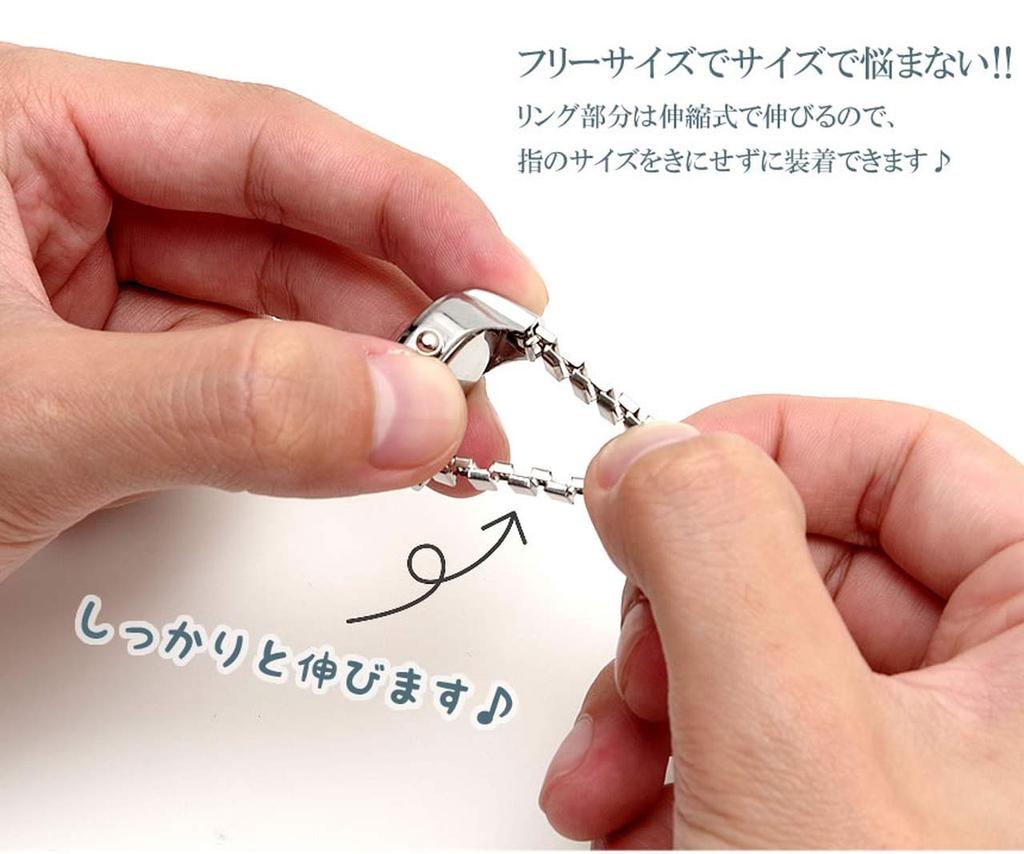 GoodsLand Ring Watch Finger Watch Dial Simple Round Free Size [6color] GD-RINGWT-PK