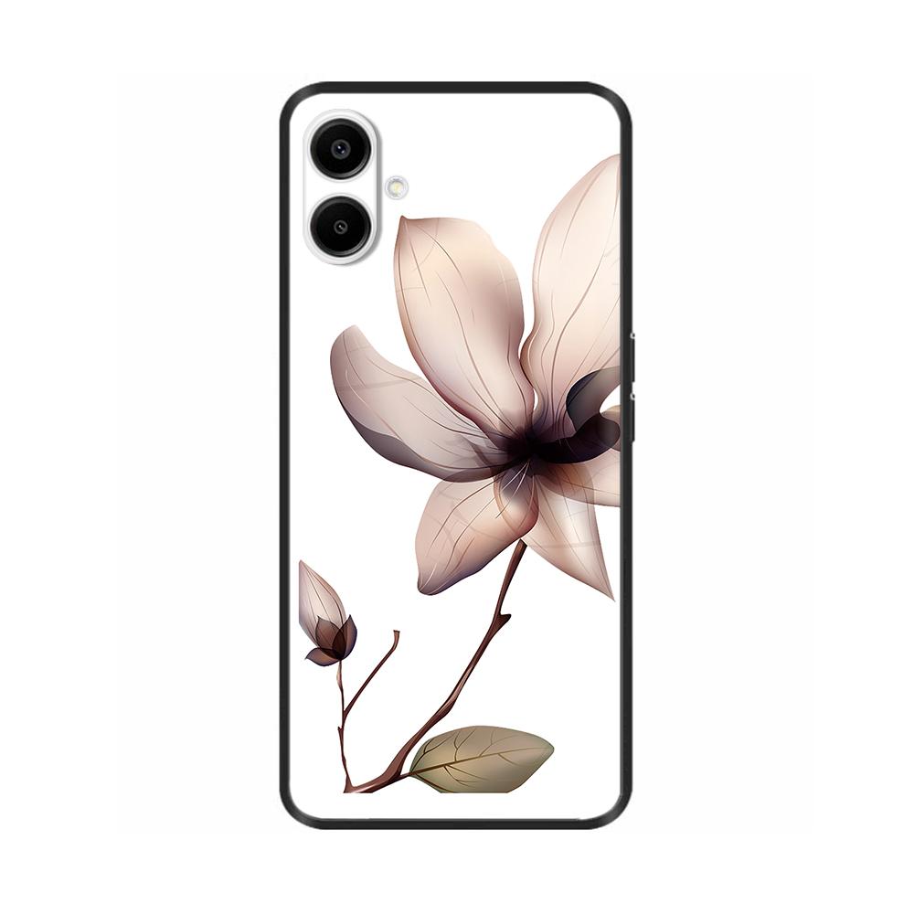 For Samsung Galaxy A06 Back Cover Soft Black Print Silicone Bumper Phone Case for Samsung Galaxy A06 A05 A04 Cases Fundas Coque