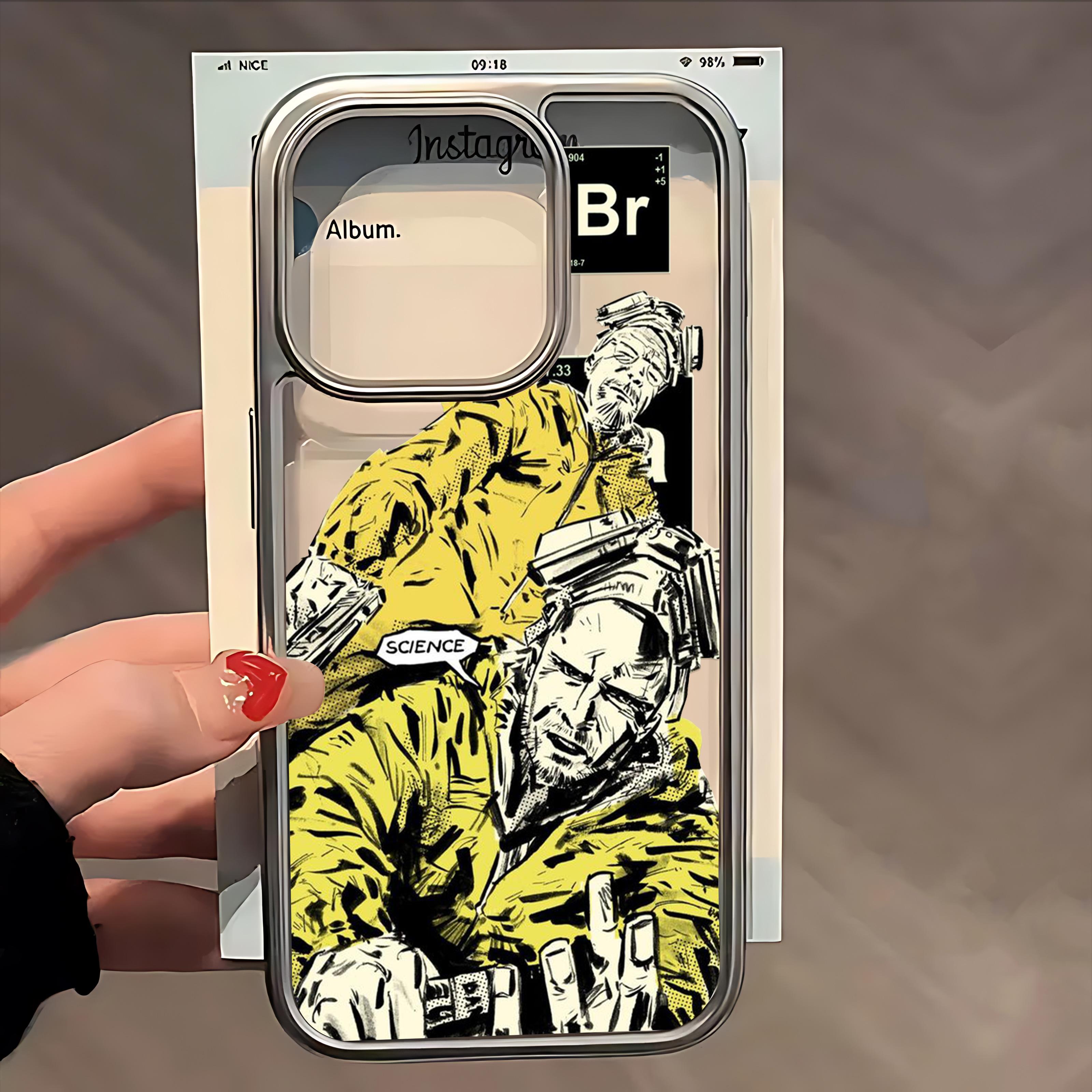 

Чехол для телефона «Во все тяжкие» (Breaking Bad) для iPhone 17 16e 16 15 14 13 12 11 Air Pro Max X 8 7 Plus, роскошный прозрачный мягкий задний чехол iPhone 16e