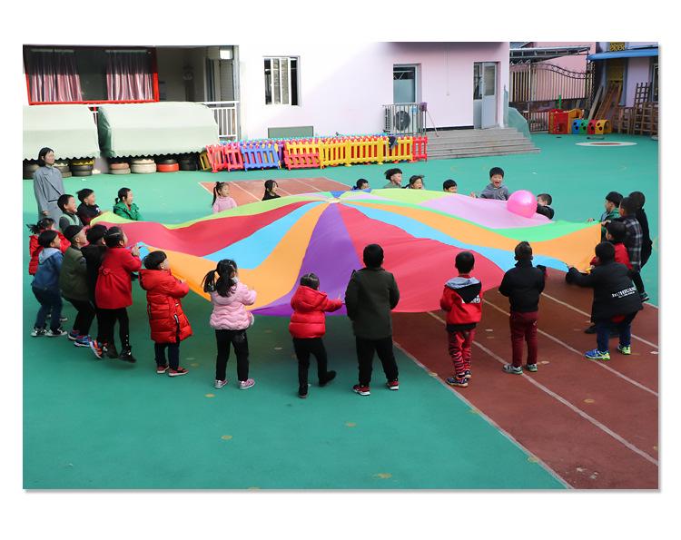 Rainbow Kindergarten Umbrella: Sensory Play Toy for Outdoor Parent-Child Activities