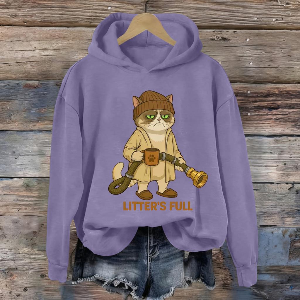 Women's Fashion Daily Versatile Casual Sweatshirts Long Sleeve Hooded Top Sweatshirts