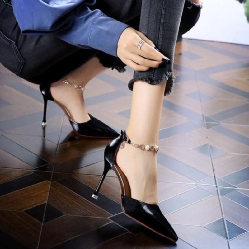 Fashion Sandals for Women Pointed Toe Super-high Heel Woman Shoes Cheap Liquidation FootwearOn Sale 2025 Trending Luxury Summer Shoe