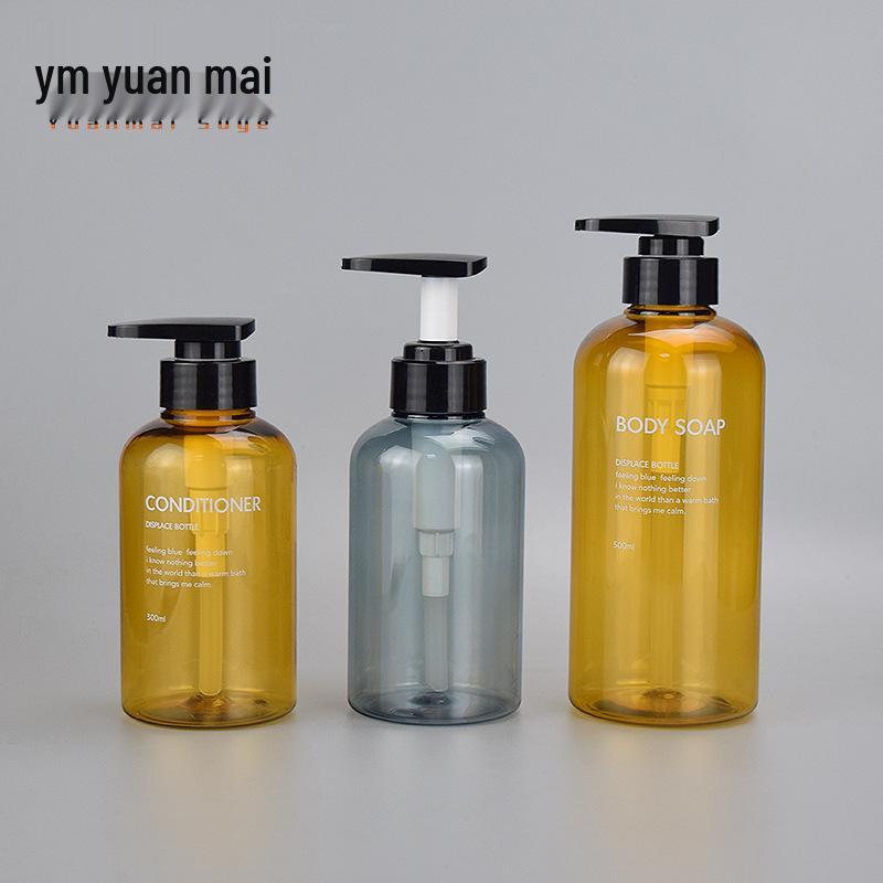 300ml/500ml PET Shampoo & Lotion Refill Pump Bottle - Cosmetic Packaging