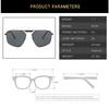 New Pilot Sunglasses Women Men Vintage Outdoor Metal Frame  Fashion Brand Designer Black Sun Glasses