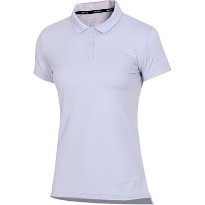 Solid Breathable Sports Polo Shirt Women Tops Purple 830422-508