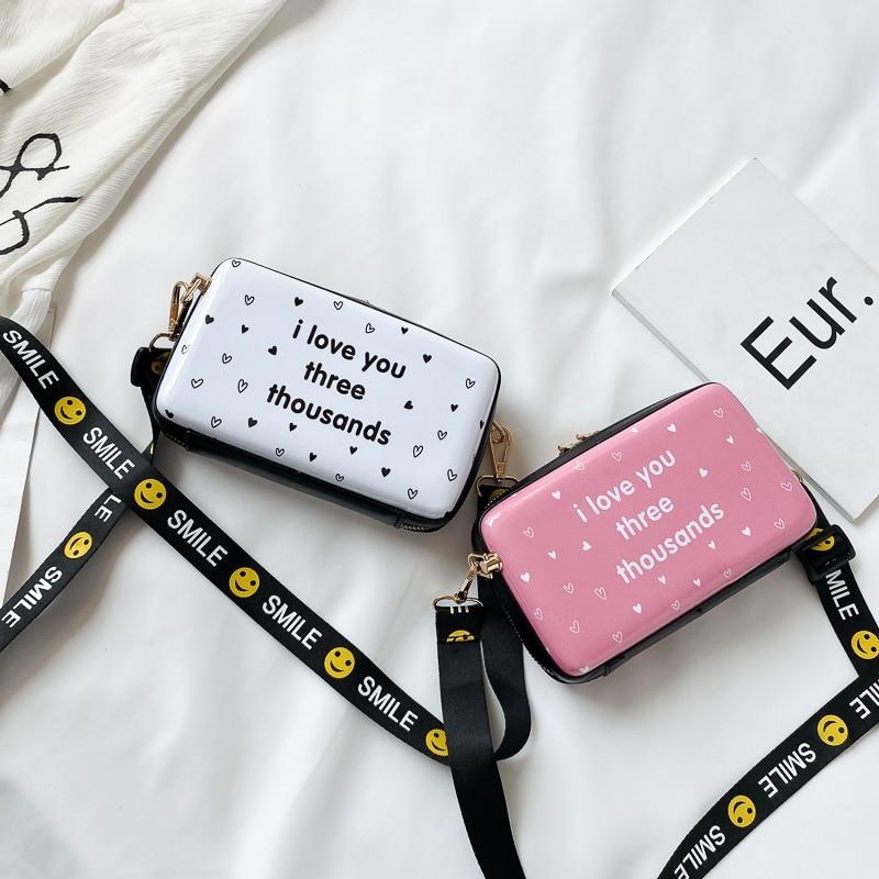 Vielseitige One-Shoulder Oblique Straddle Bag für Frauen Trendy Cool Personality Camera Design Bag Color Box Mobile