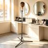 Wig Head Display Stand 0.5/1.6M Mannequin Stand, Height Adjustable Hair Perming Training Tripod for Cosmetology, Hairdressing Training, Styling Holder