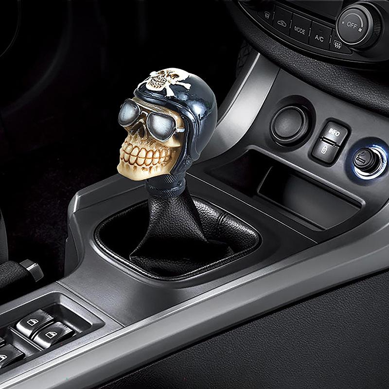 LED lamp Shift knob skeleton personalized modification sports rod gear rod universal manual head rod automotive parts