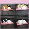 Realistic Sleeping Dog Model Figurine Plush Toy Gift Perfect For Photography And Decoration
