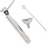 1 Set Pet Urn Necklace High Durability Rust-proof Stainless Steel Jewelry Necklace with Ashes Holder Bottle Pendant for Women