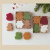 8pcs Christmas Gift Scented Candles Set Snowman Gingerbread Wax Melts,Handmade Room Decorations for Gifting