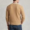 Polo Ralph Lauren Sweter z warkoczowym splotem i logo MNPOSWE16821235-200