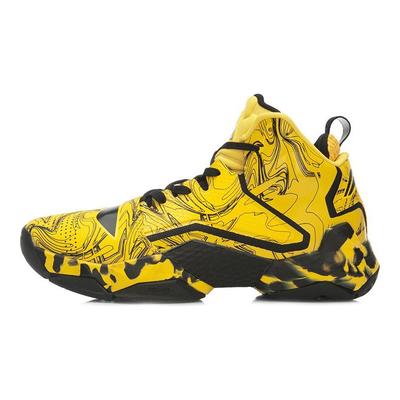 Li Ning Power 2 Basketballschuhe Herren High-Top Gelb/Schwarz ABAK035-6