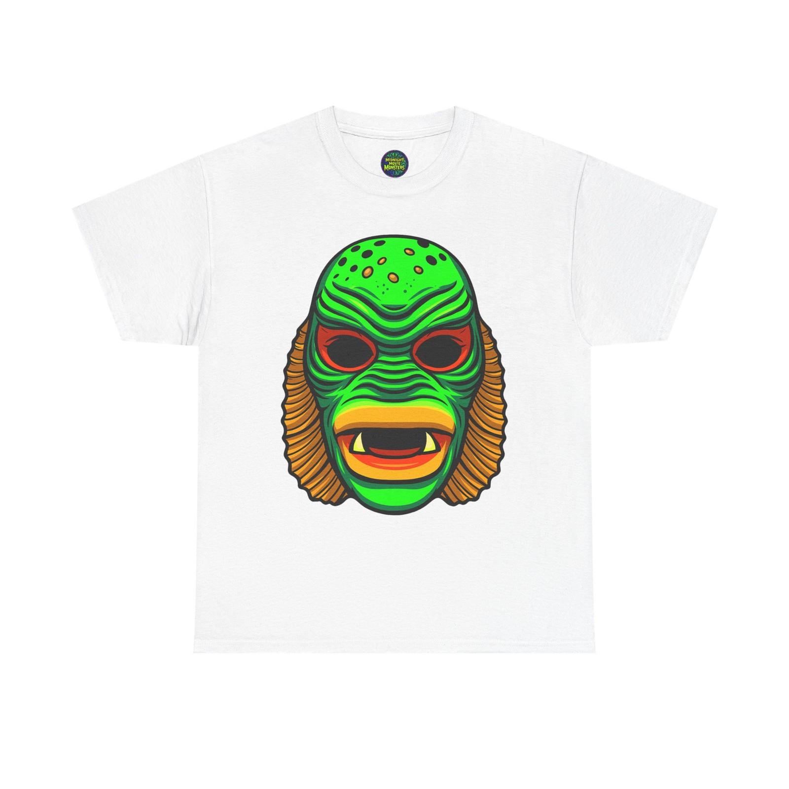 The Creature From The Black Lagoon Halloween Mask T-Shirt Tee Retro Monster S разноцветный