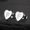 2025 Women's Retro Stainless Steel Alphabet Stud Earrings: Geometric & Simple Design
