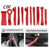 Car Door Panel Pry Tool Kit 19Pcs Trim Removal Set with Pick & Clip Tool, Sticker Scraper, Automotive Plastic Interior Fastener for Stereo,