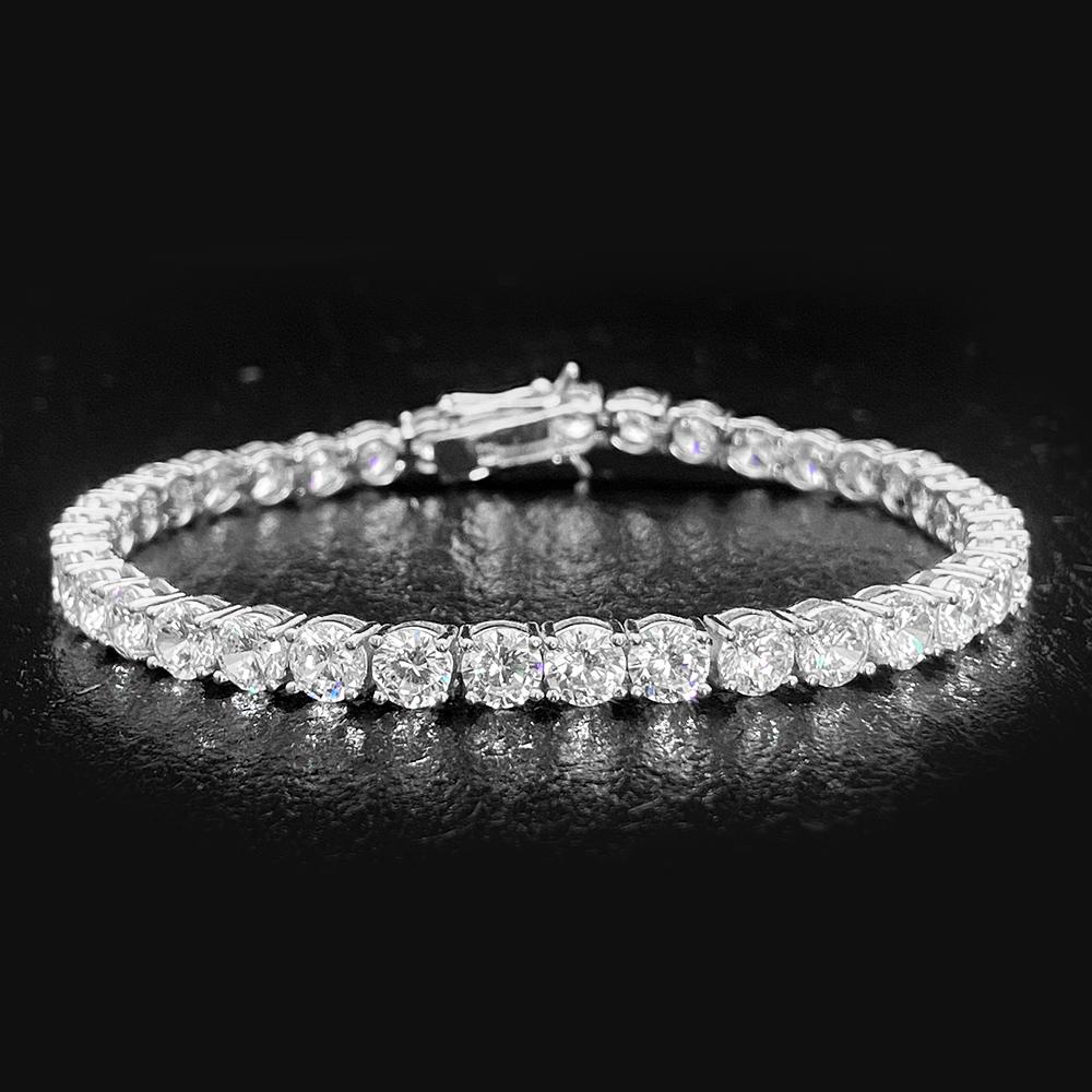 Tennis Bracelet 18K Gold S925 Sterling