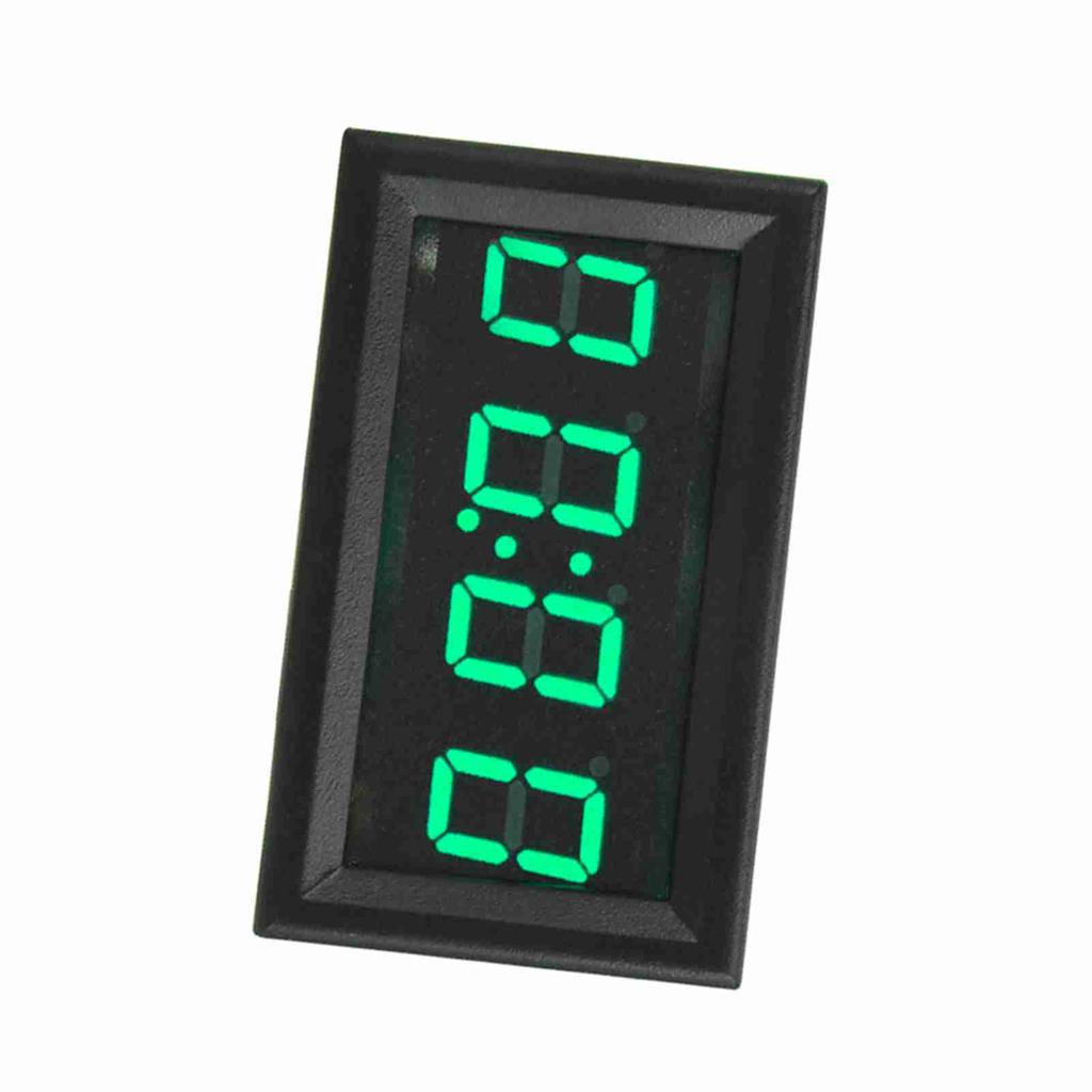 LED Elektronische Digital Leuchtende Auto Uhr Uhr Zubehör Dekoration (Grün)