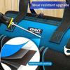1pc Canvas Tool Bag - Multi-Pocket Organizer for Electricians/Workshop | Reinforced Handles & Shoulder Strap, Black & Navy