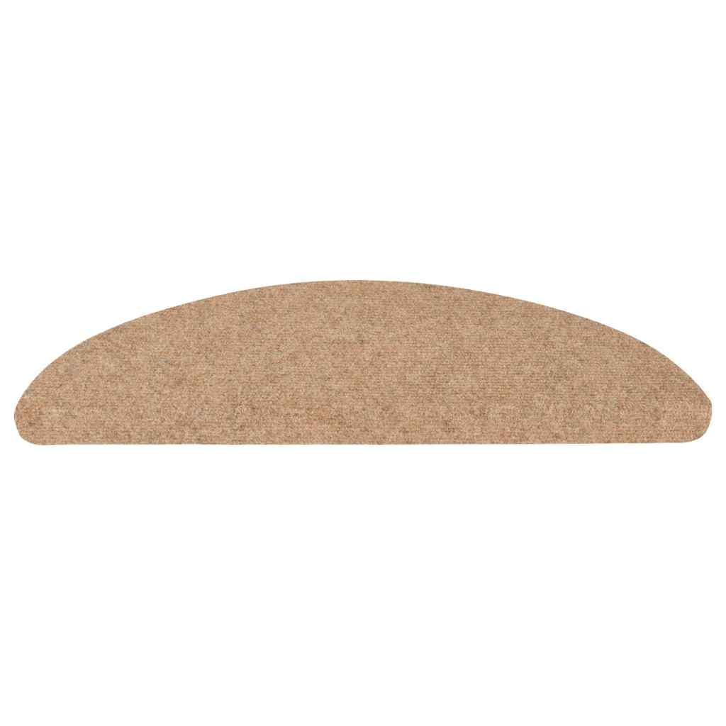 Vidaxl Samoprzylepne Nakładki Na Schody, 10 Szt., Beżowe, 56X17X3 Cm