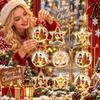 Leichter Leuchtanhänger Transparenter Klarer Sternanhänger LED Weihnachtsbaumkugel Baumbehang