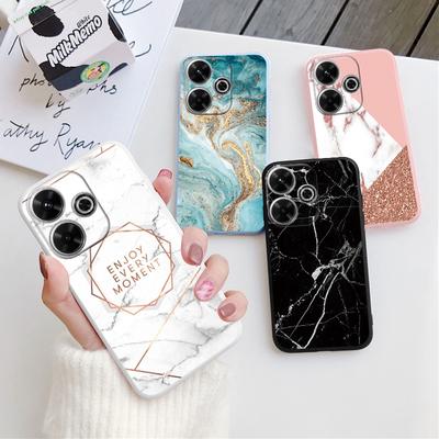 Mermer Yumuşak Silikon Kılıf Xiaomi Redmi Note 13 Pro 13C Samsung A35 A55 M35 M34 iPhone 15 Huawei Honor 200 Pro Kamera Koruyucu Darbeye Dayanıklı Kapak