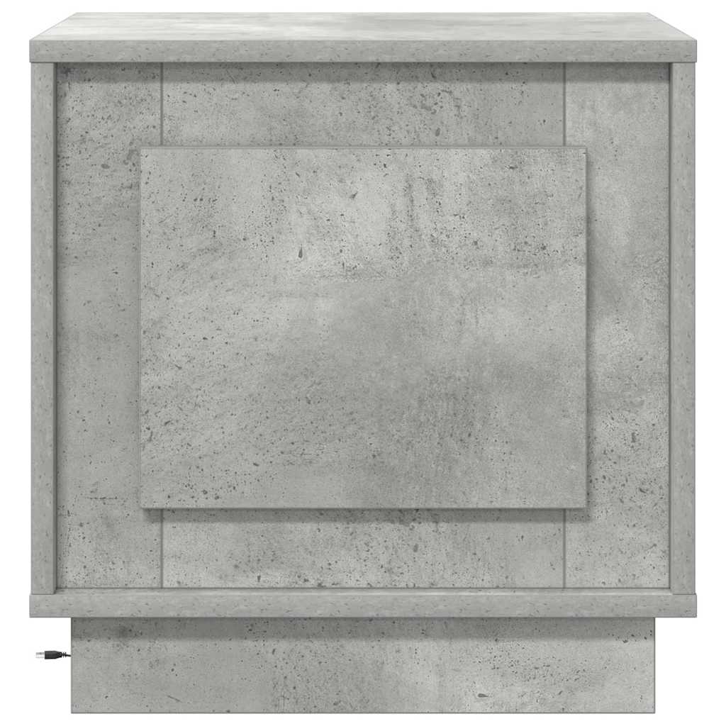 Nightstand 2 pcs Concrete Grey 44 x 34.5 x 45 cm Engineered Wood