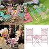 Miniature Dollhouses Furniture Iron Table And Chair Set Model Figurine For Crafting Garden Bistro Scene Displaying