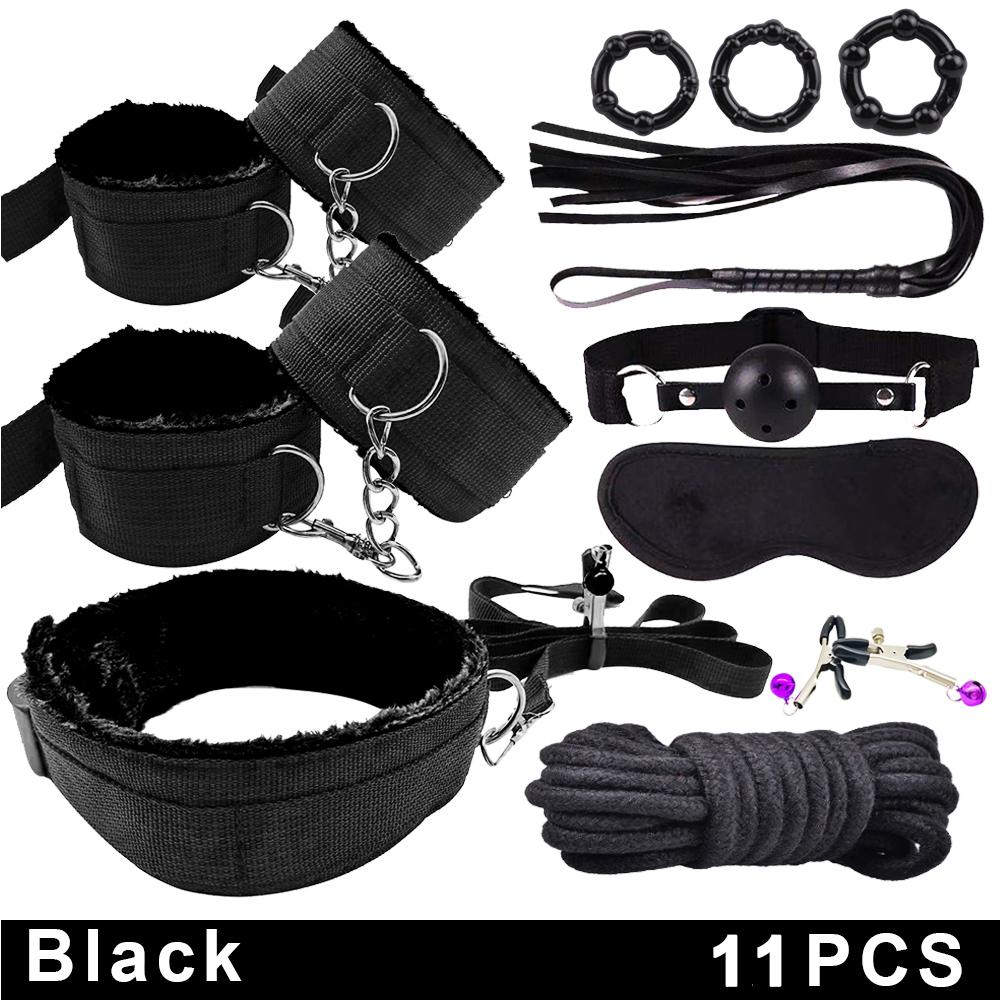 8/11/15PCS Set Sex Toys for Adults 18 Couples Anal Plug Vibrator Handcuffs Gag Set Sex Games Exotic Accessories Sexules Toys