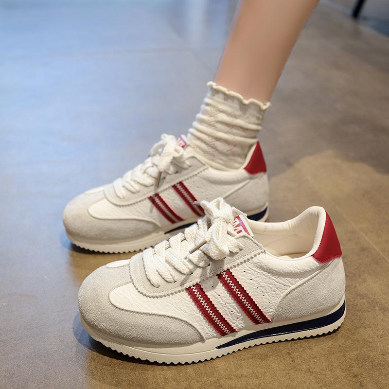 

Flat bottom women s autumn new little white shoes women s fashion versatile leisure sports women 40 красный