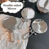 Foldable Mirror Double-Sided 2x/5x/10x Magnification 360° Rotation Portable Handheld & Table Standing Makeup Tool