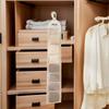 1pcs Woven Hanging Storage Bags, Odorless, Space-Saving Organizer for Home and Bedroom, Easy Access for Small Items