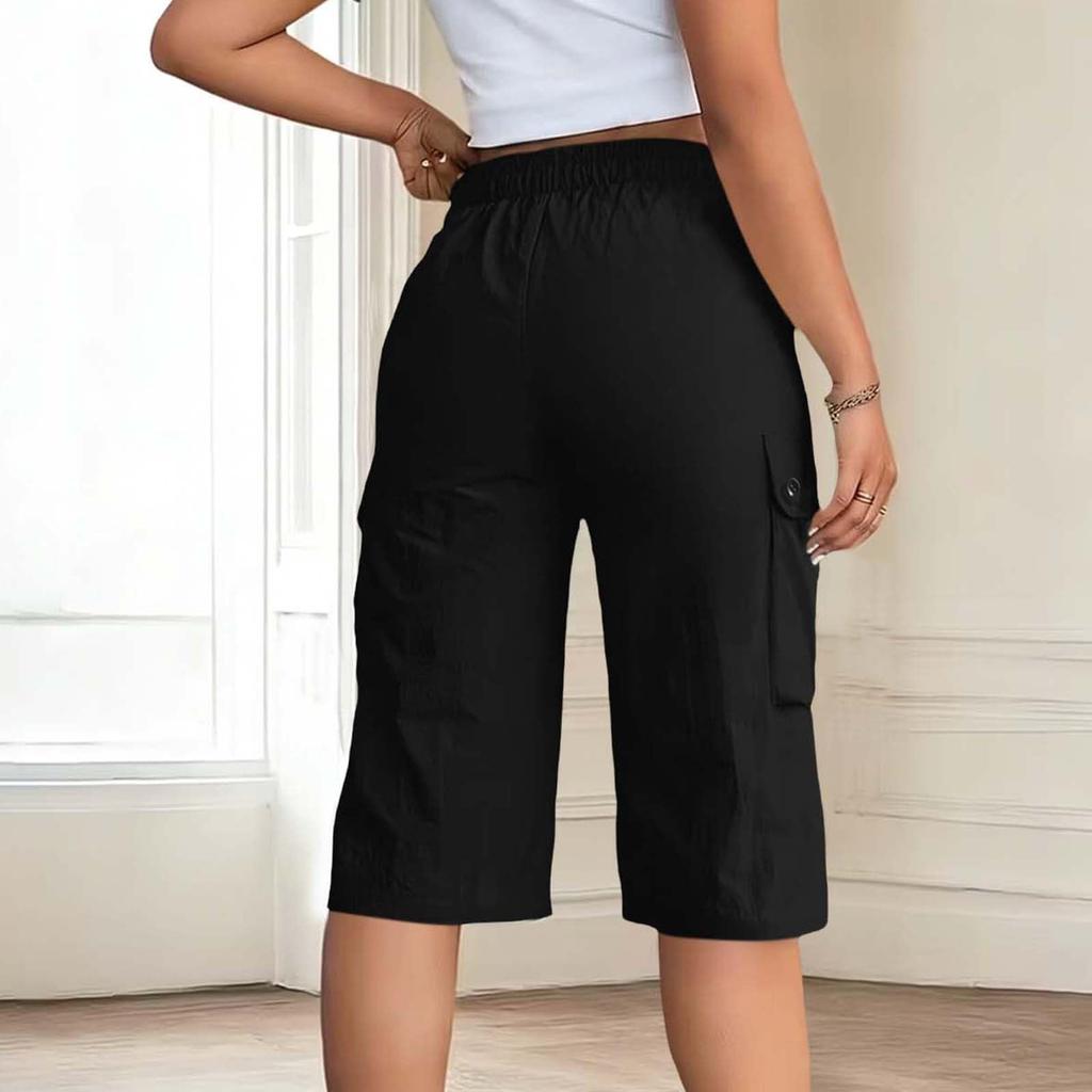 Women's Casual Fashion Knee-Length Cropped Pants