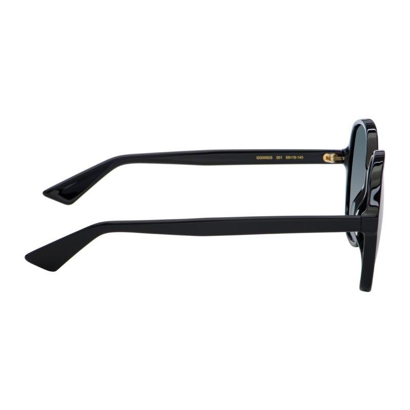GUCCI Gg Logo Square Sunglasses Women's Black