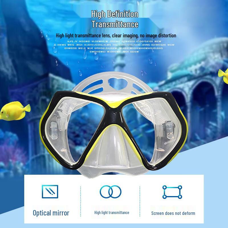 WEZHO Kids & Adult Silicone Diving Mask Set