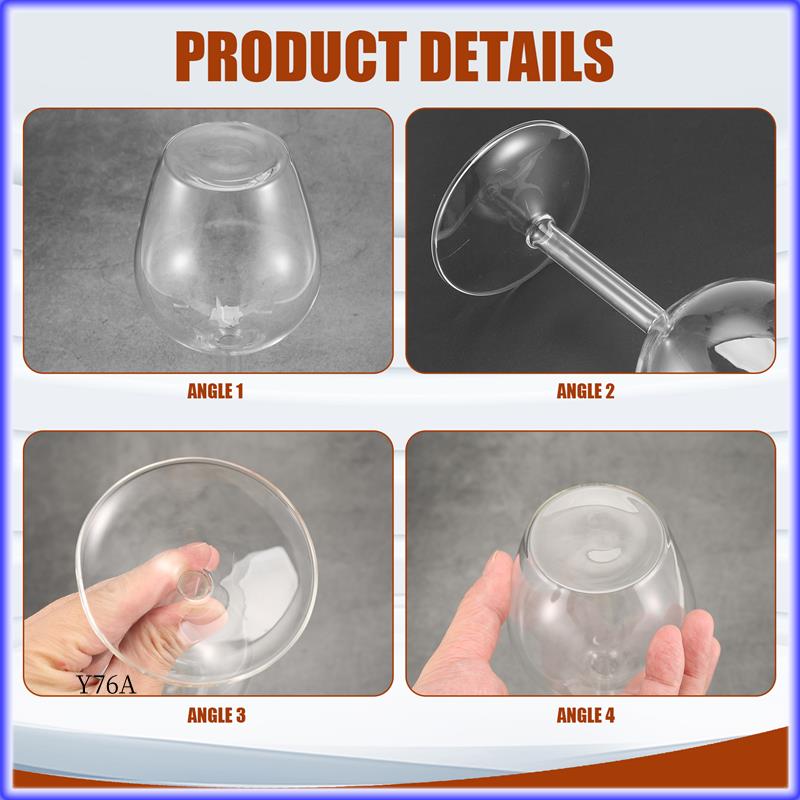 

Good-Long Stem Upside Down Wine Glass Funky Unique Stemmed Wine Glasses Upside Down Long Stem Wine Glasses Easy Install прозорий