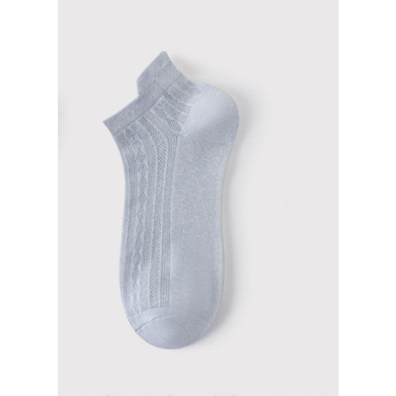 Women's Short Socks, Summer Thin Mesh Breathable Tiel Short Socks, Medium Short Leg, Spring and Autumn Short Shallow Mouth Boat Socks