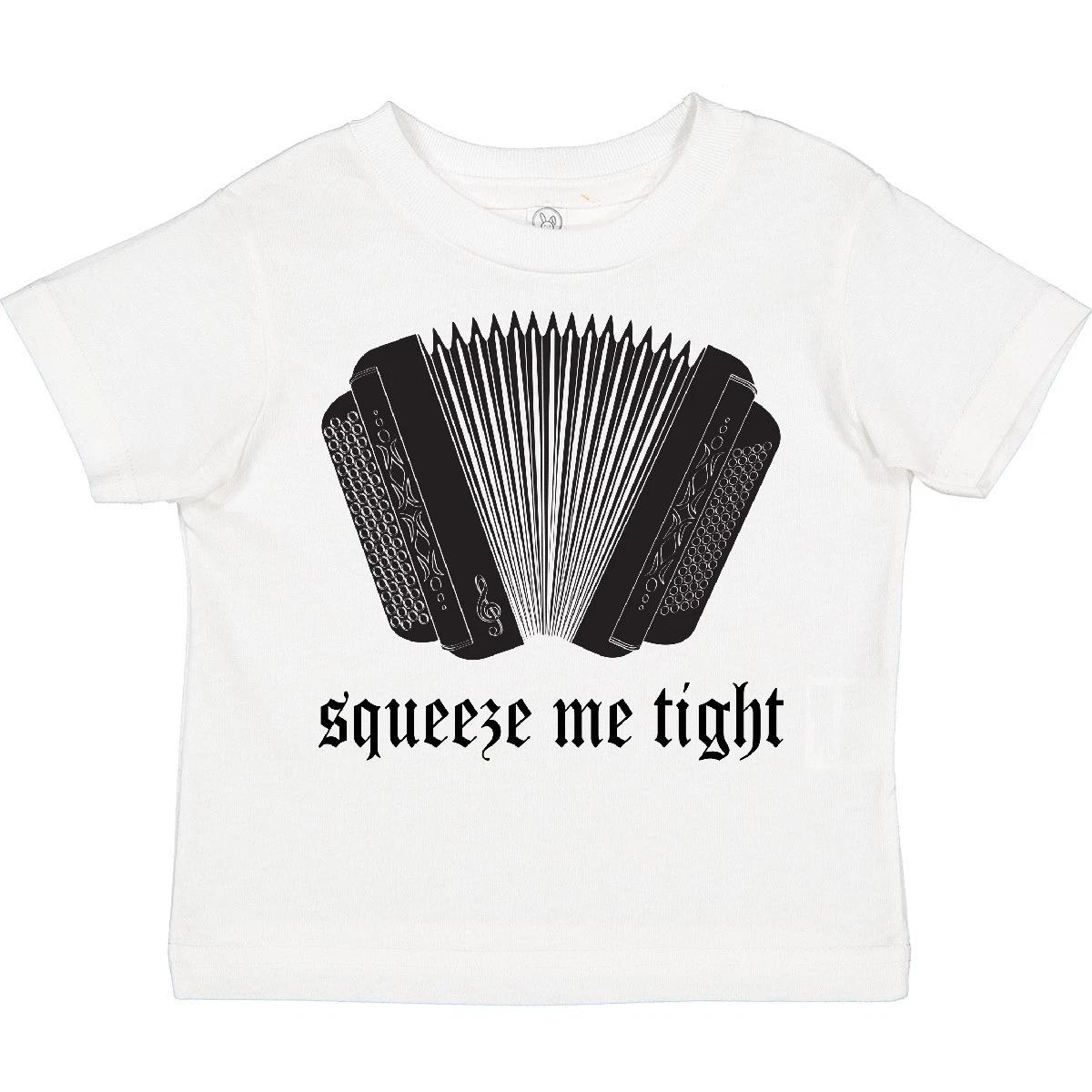Inktastic Squeeze Me Accordion Music Toddler T-Shirt Musical Instrut Musician 150