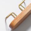 Oval Business Card Holder Organizer Office Desk Display Stand Memo Counter Accessories Tabletop Shelf Wooden Card Holder Storage