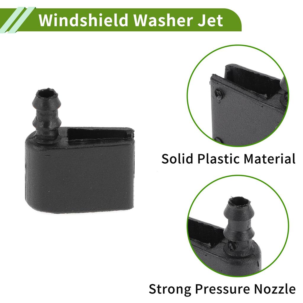 Fits HOPESPANNER Mercedes Benz Front Window Nozzle Washer Nozzle Black Window Nozzle