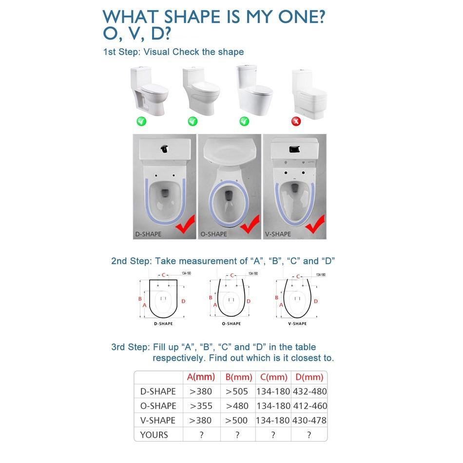 Soft Closing Dual Nozzle Manual Control Bidet Seat Home Universal Toilet Seat Lid Non-Electric Bidet Toilet Seat Cover