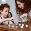 Teaching Dice Set, Games for Kids 8-12, Include, Number Dice and Dot Dice for Math Teaching Classroom Supplies 24Pcs