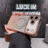 Applicable to iPhone17promax mobile phone case light luxury flash diamond magnetic suction Apple 16 all-inclusive lens film protective case 15