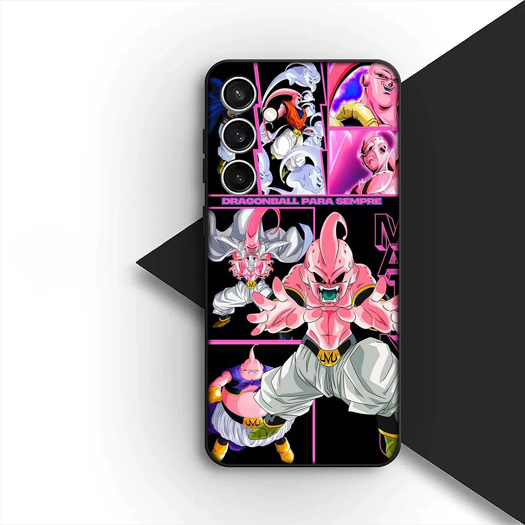 

Cover for Samsung Galaxy S24 S25 S23 FE Ultra Plus S7 Edge S25+ S23+ A56 5G Phone Case Majin Buu Dragons Gokus Balls Super Galaxy S25+