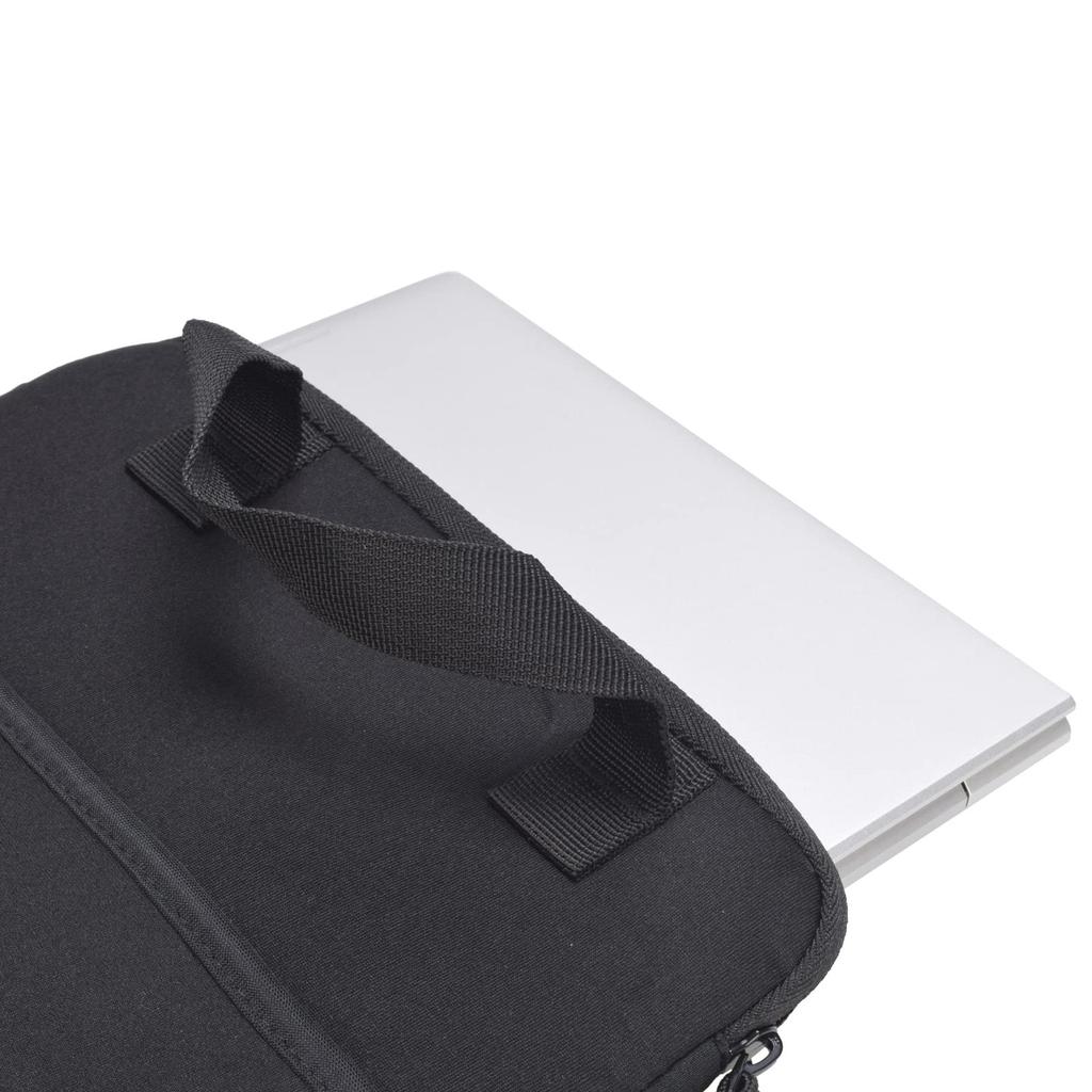 Peakbiz 13.3-inch PC Cushion Case, Vertical Design with Handle, Pocket, Shockproof, Cushioned, Black (VPEAK-IN03)